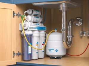 Reverse-Osmosis-Water-Filtration-System-Installed-Under-Sink