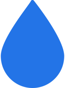Royal Blue Water Drop