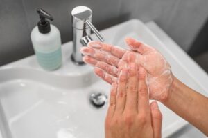 Soap Lathering Hands