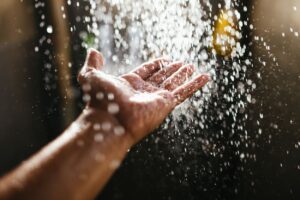 Clean Crystal Water In Shower